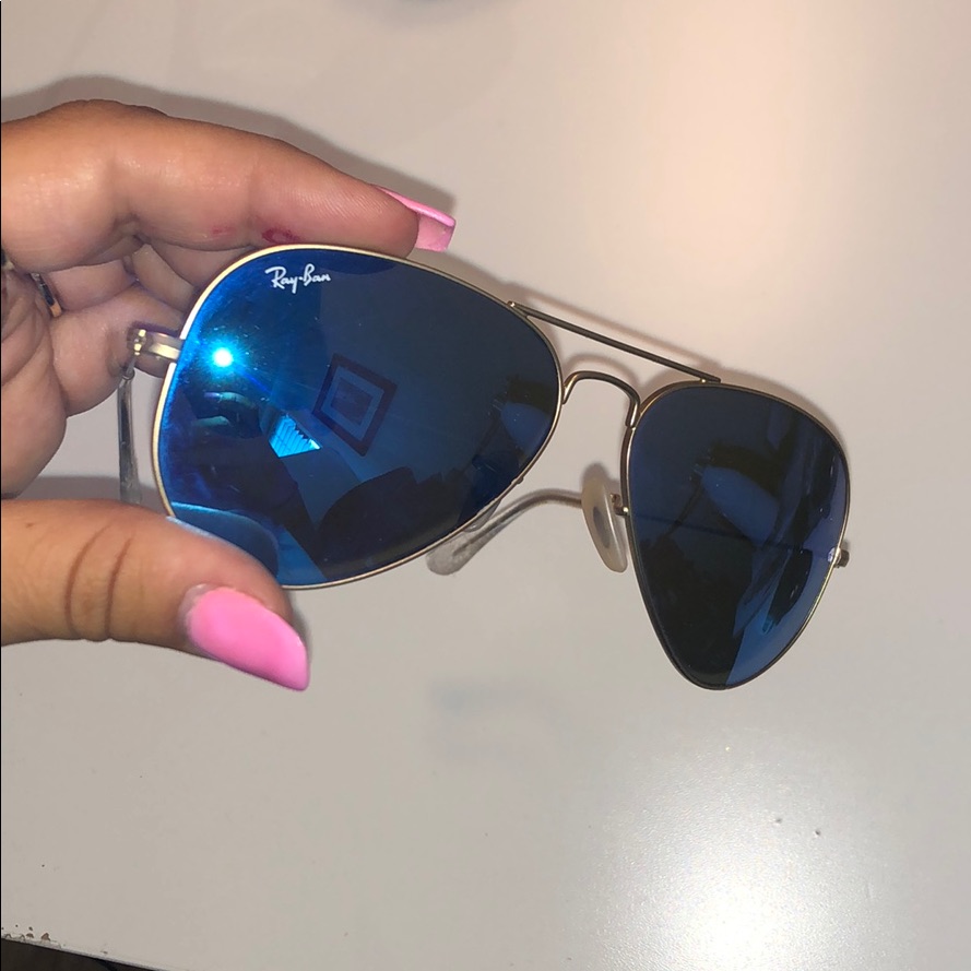 Authentic Blue Ray Ban Aviators